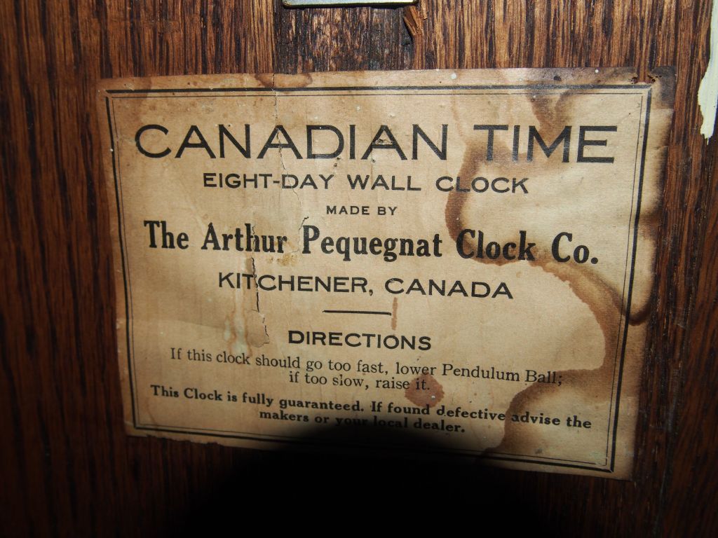 Canadian Time label