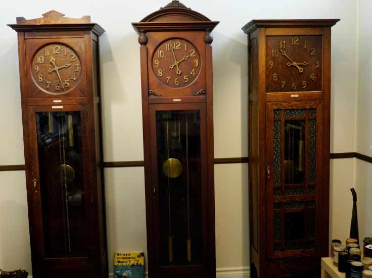 RS pequegnat tall case clocks
