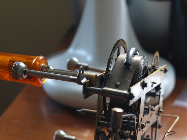 Let down key and C-clamp