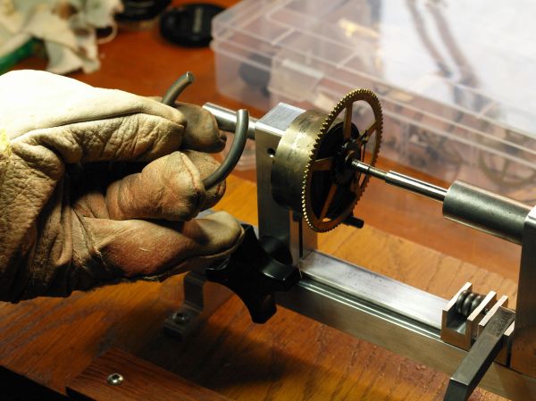 Mainspring servicing