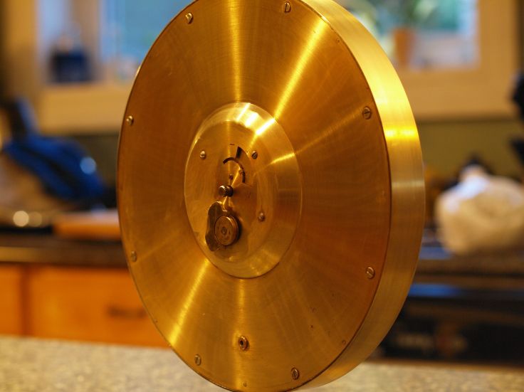 Back of Kienzle clock