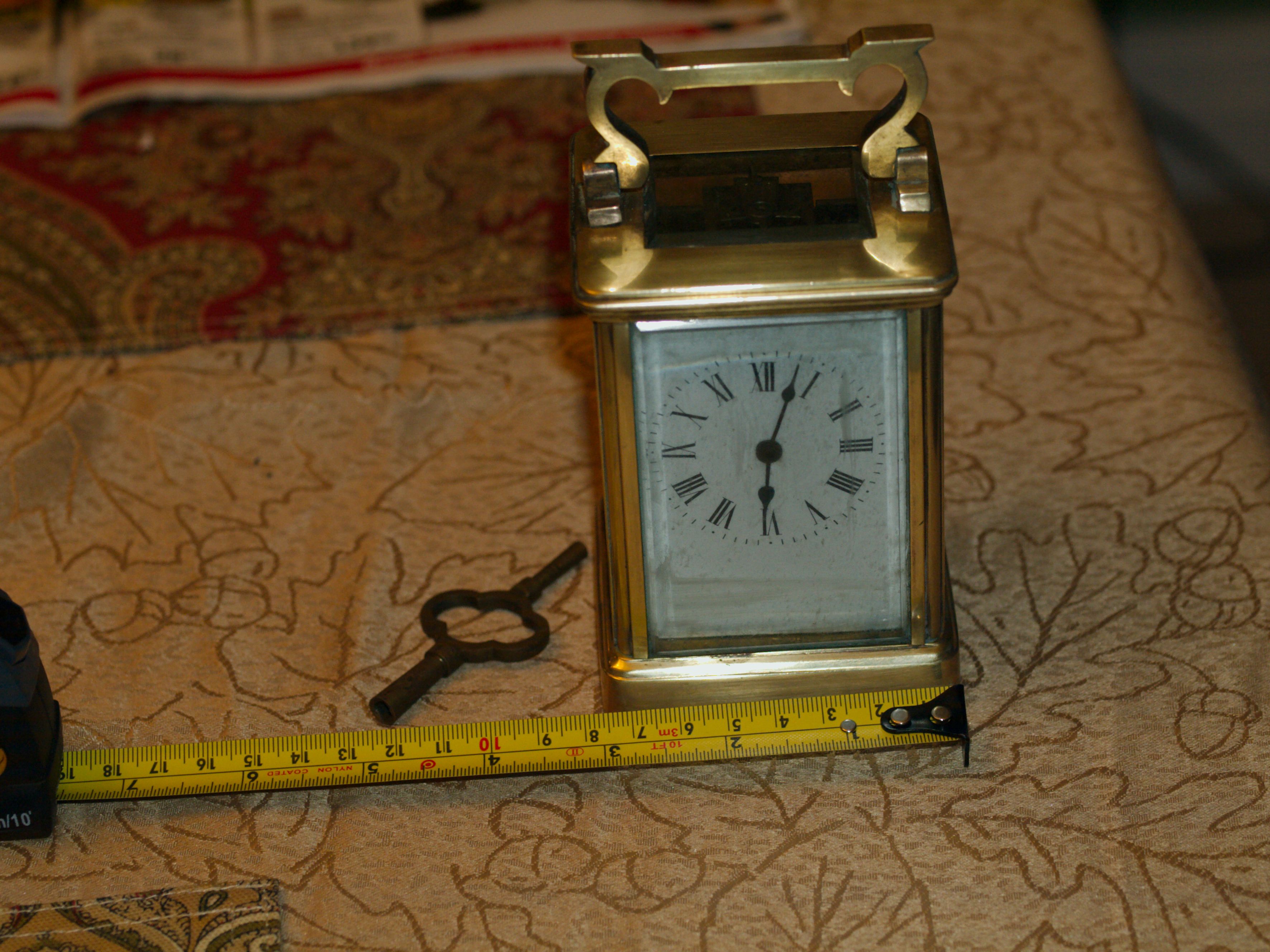 French Carriage Clock – servicing – Antique and Vintage Mechanical Clocks