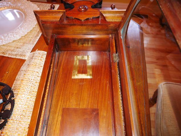 Case showing mounting bracket