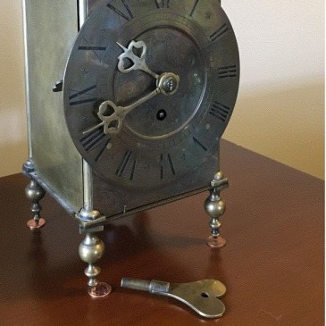 Converted lantern clock