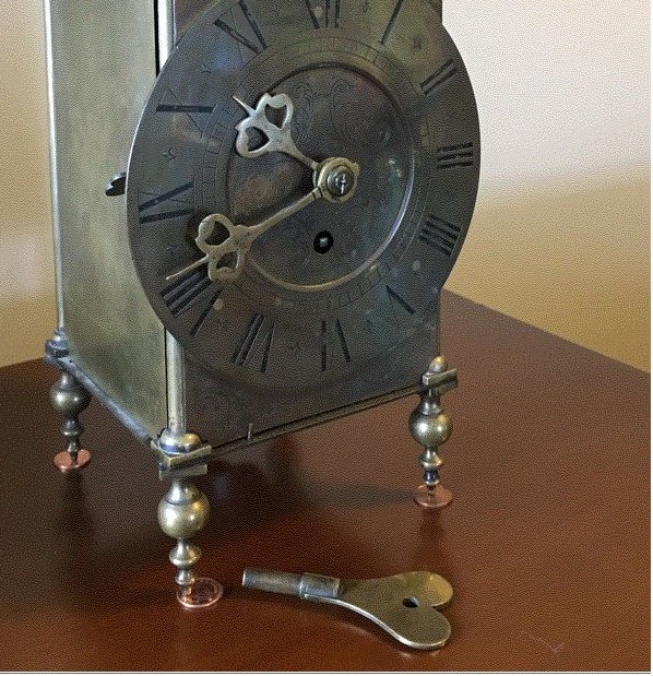 Converted lantern clock