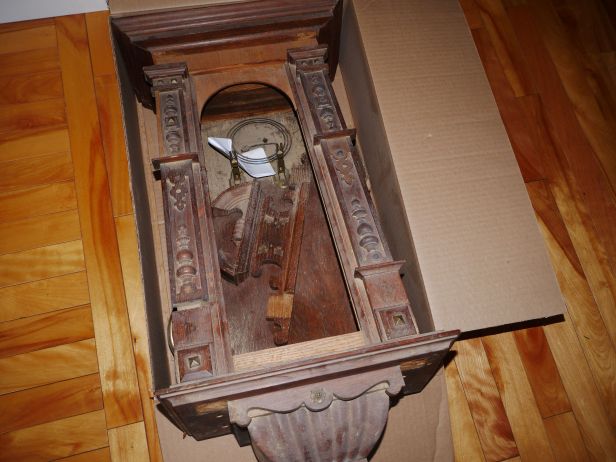 A clock in a box, how it came to me originally