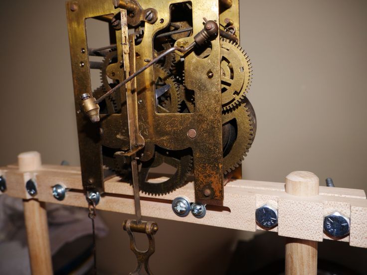 Movement on test stand prior to cleaning