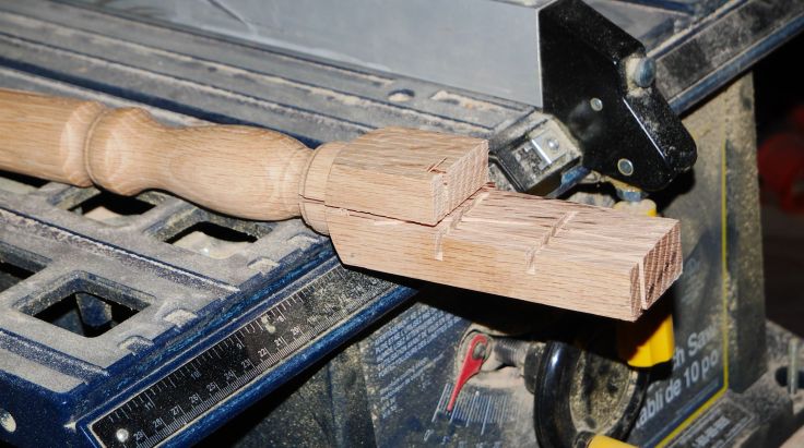 Oak spindle