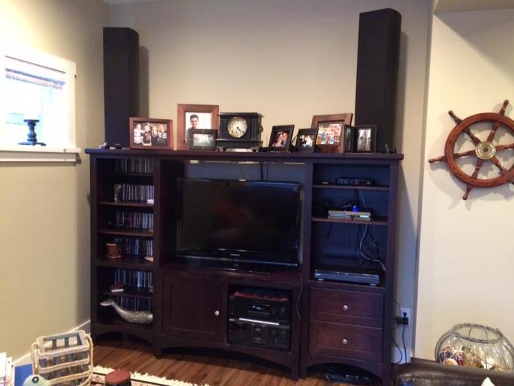 On display in my daughter's living room