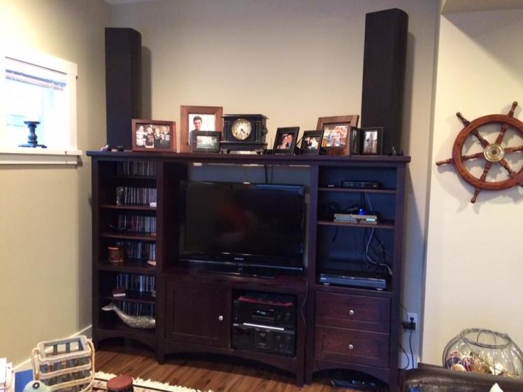 On display in my daughter's living room