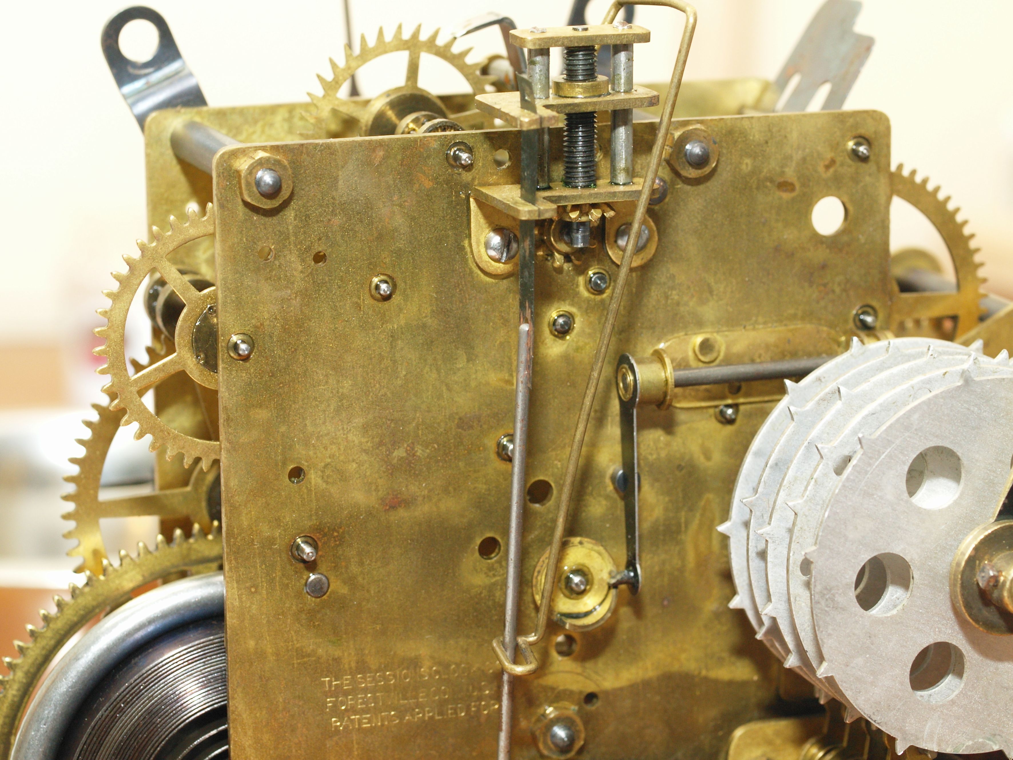 Sessions Westminster A mantel clock Part II – Dis-assembly – Antique ...
