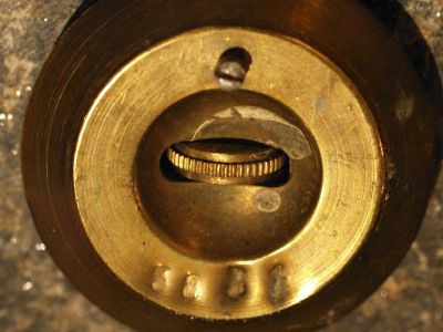 Numbers on bob correspond with the movement