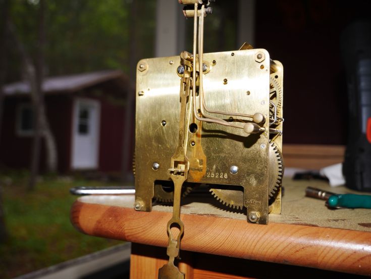 Mauthe movement back plate