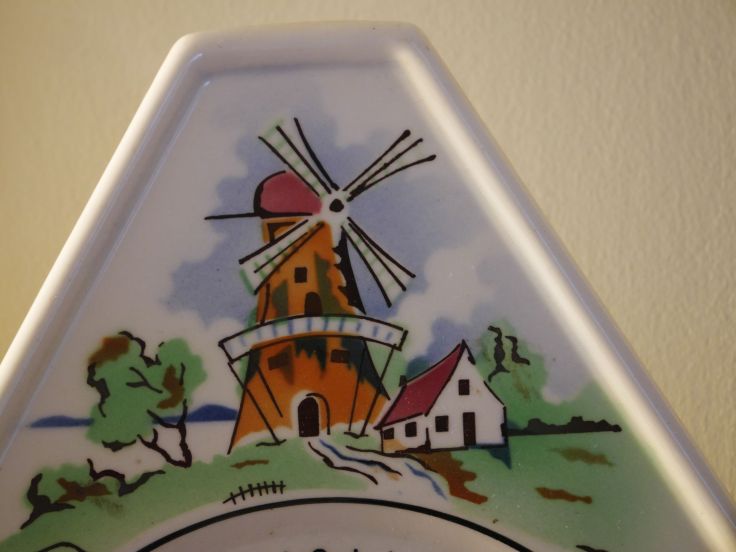 Windmill and house