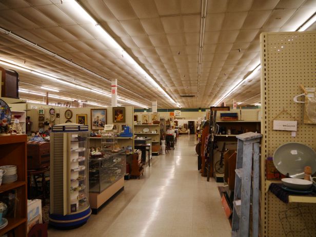 Dozens of vendor stalls