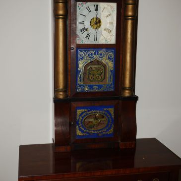 Seth Thomas column and cornice