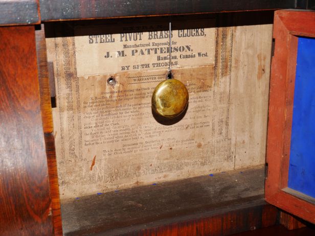 Clock instructions and label