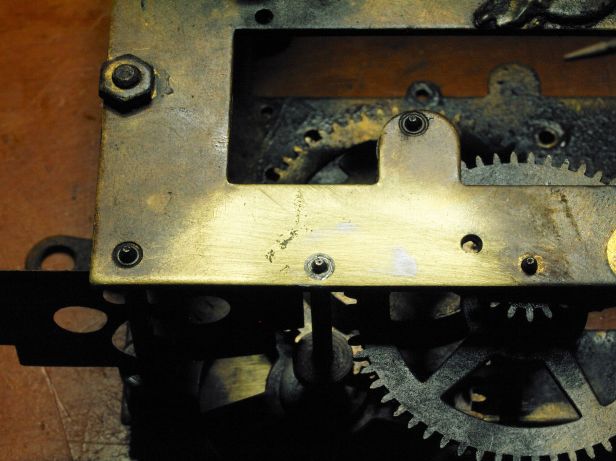 Solder removed front plate