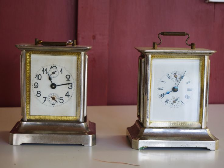  Italian made versus German made carriage clock