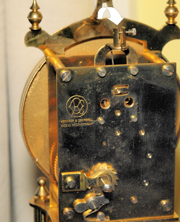 Arrow indicates insertion point for top block