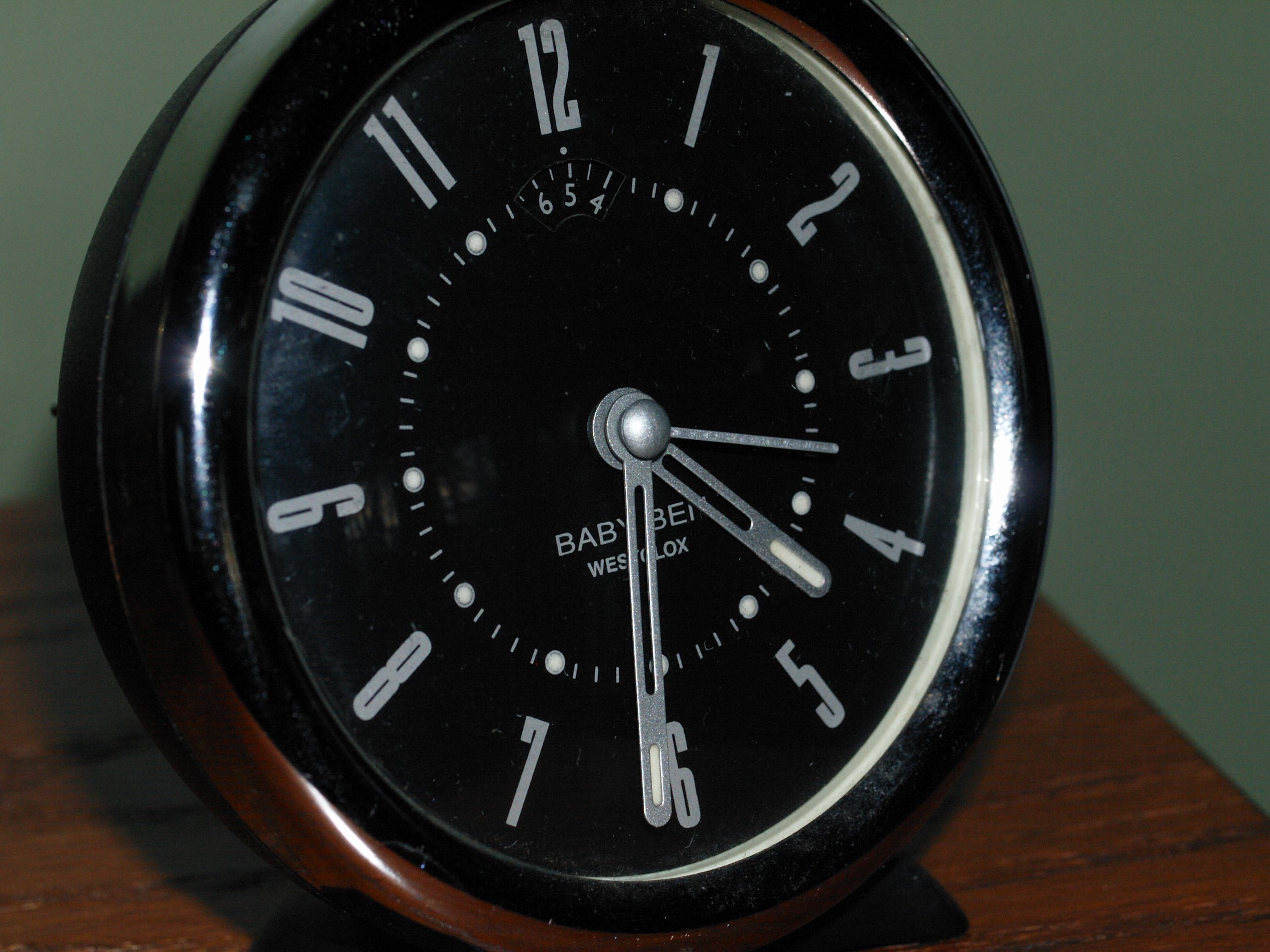 Westclox alarm clock – made in China….sigh! – Antique and Vintage