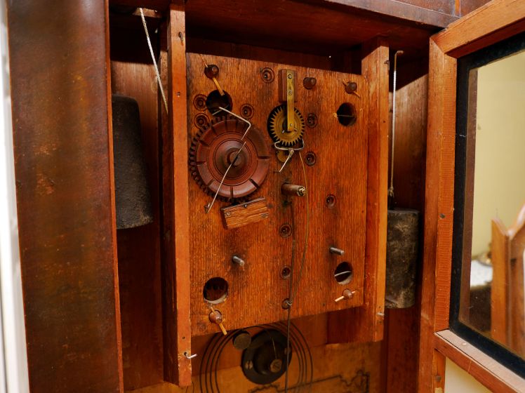 Wooden movement, time and strike