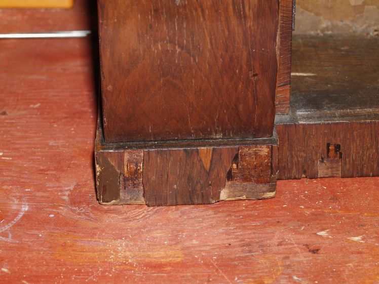 Closer view of left foot