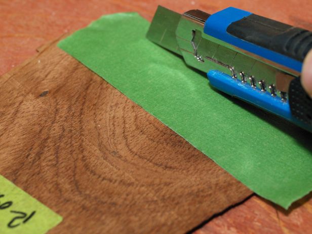 Painters tape ensure a rip free cut