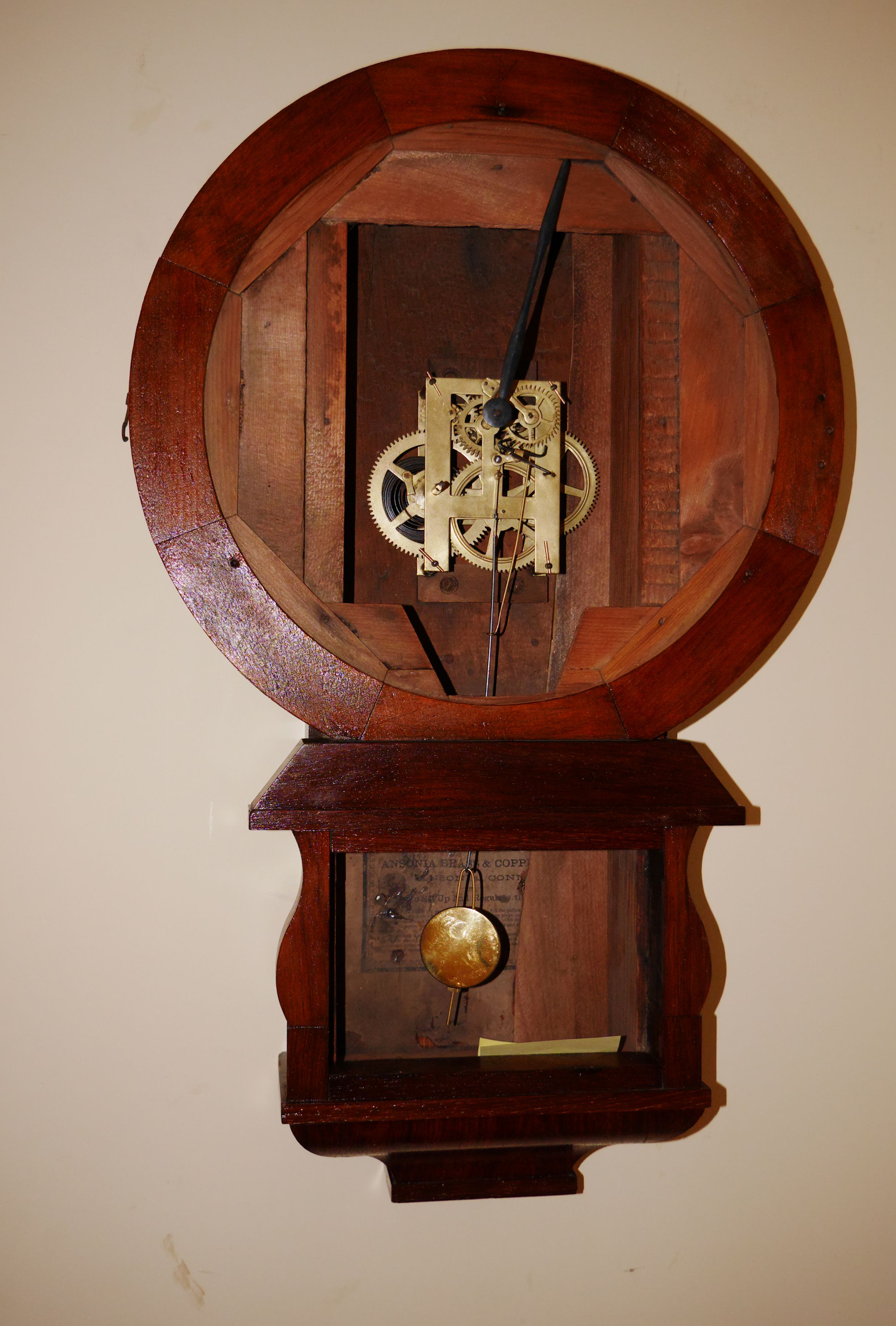 Ansonia Extra Drop wall clock – moving ahead with repairs – Antique and ...