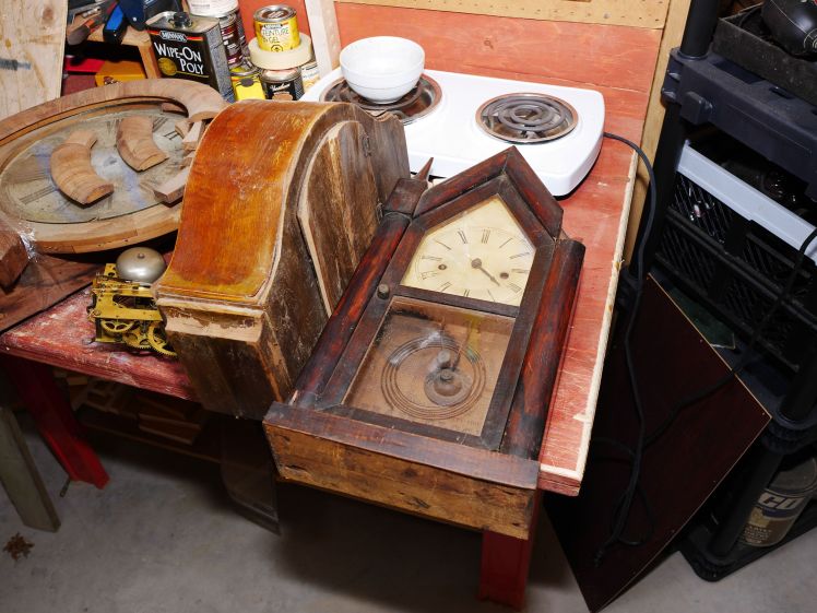 Elisha Manross 30 hour steeple clock