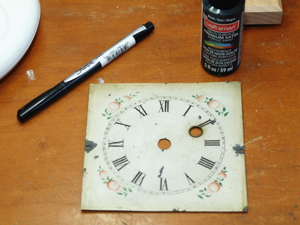 After touching up the numbers with paint and a Sharpie for the thin lines