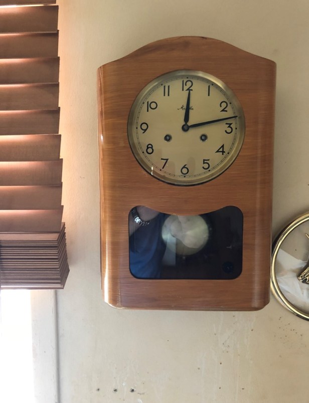 An attractive wall clock by Mauthe