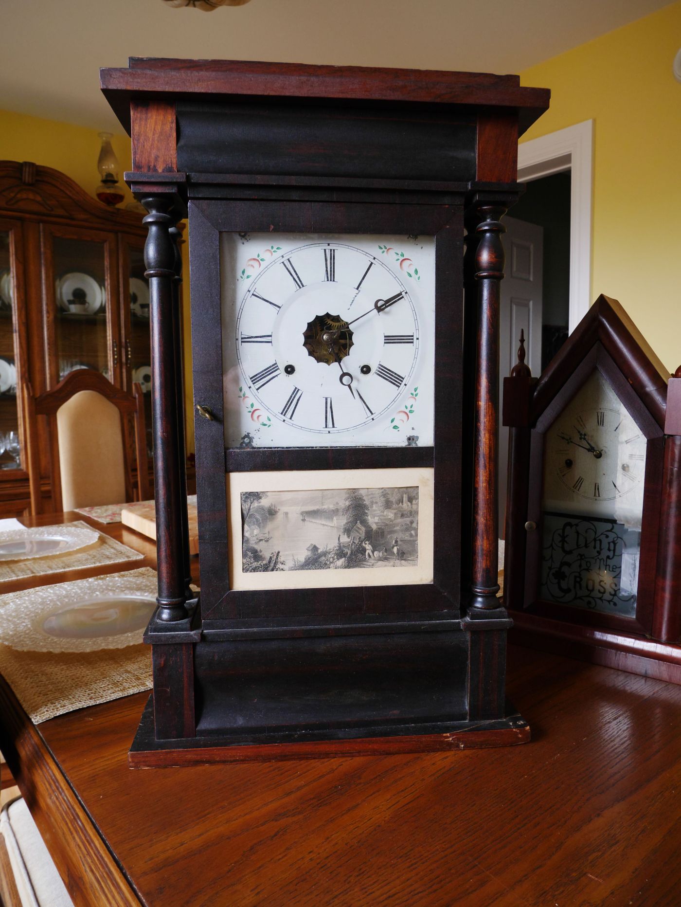Sperry & Shaw 4 column clock