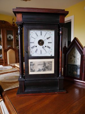Sperry & Shaw 4 column clock
