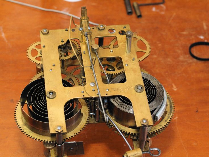 Gilbert time and strike date stamped 1906