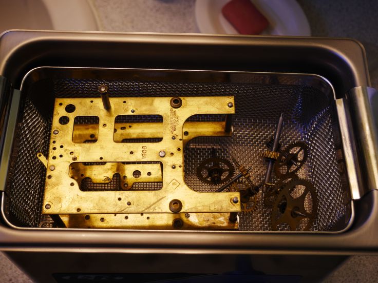 Enough room for clock plates and the gears