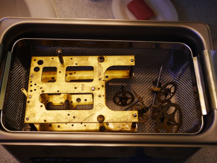 Enough room for clock plates and the gears