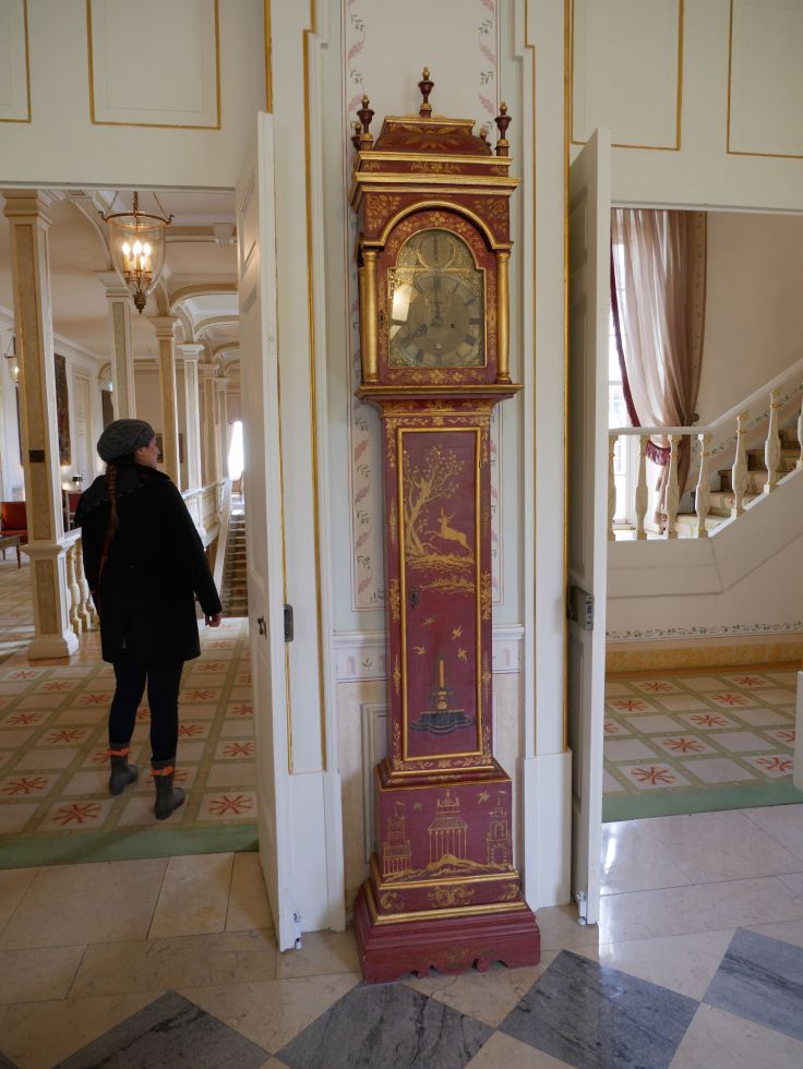 Tivoli Hotel, downtown Sintra. Unknown tall-case clock