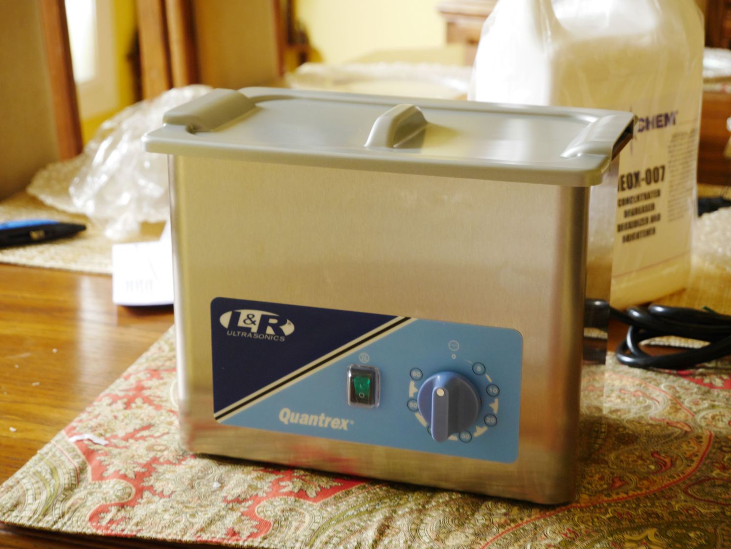 The ultrasonic cleaner is it essential for clock repair? Antique