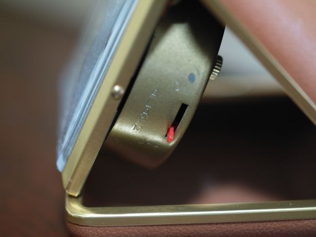 Red lever is for activating the alarm