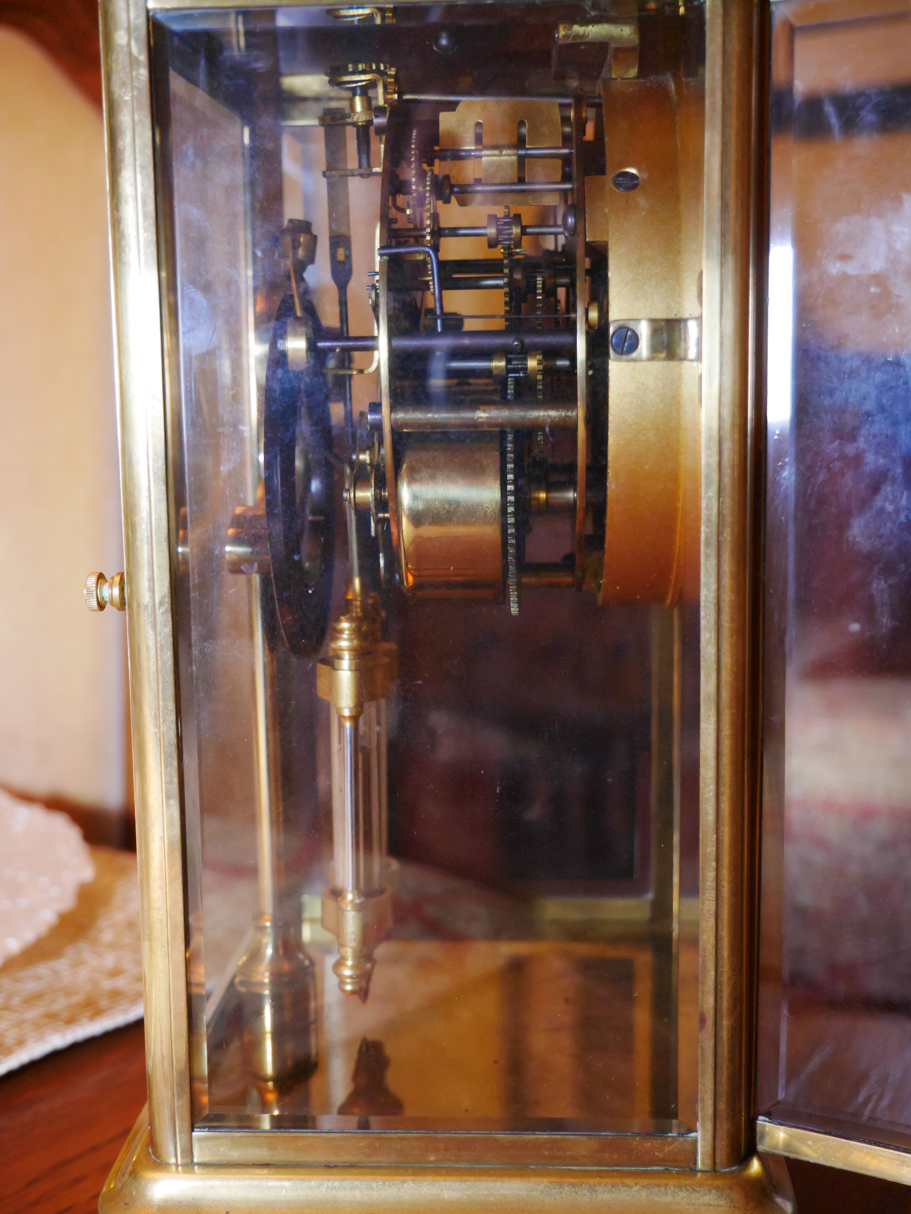 Ansonia Crystal Regulator clock – Antique and Vintage Mechanical Clocks