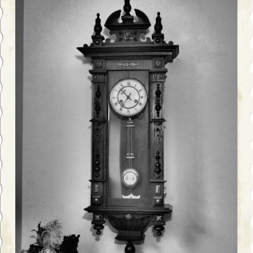 Junghans Crispi time and strike wall clock