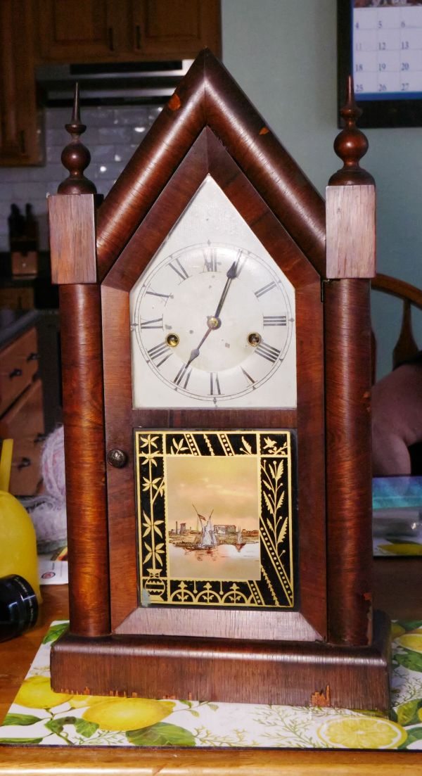 New haven Gothic Steeple clock