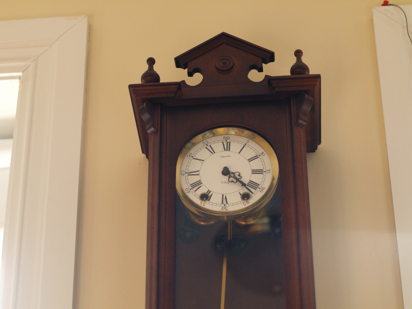 Jauch Vienna styled wall clock circa 1980