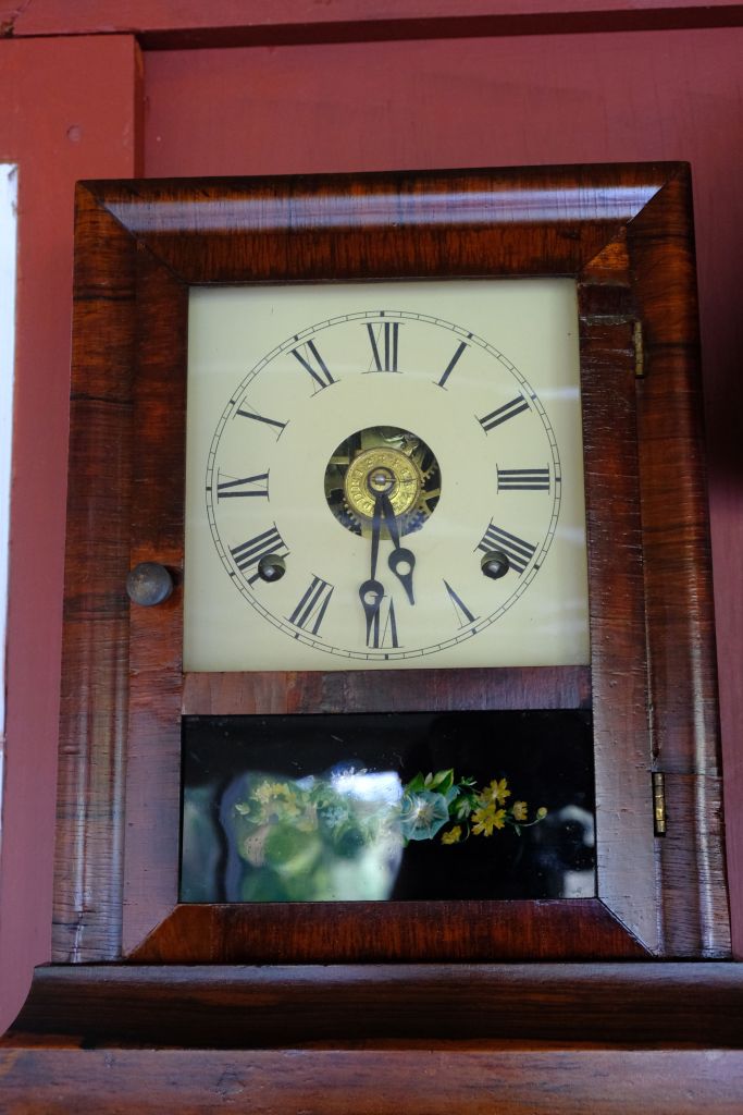 E N Welch 8-day cottage clock