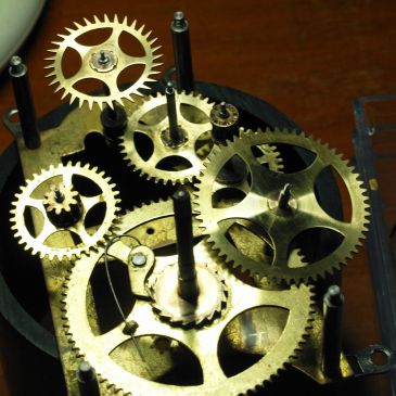 Gilbert calendar clock movement