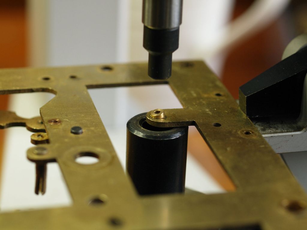 Installing or punching a bushing