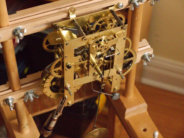 Welch movement on test stand