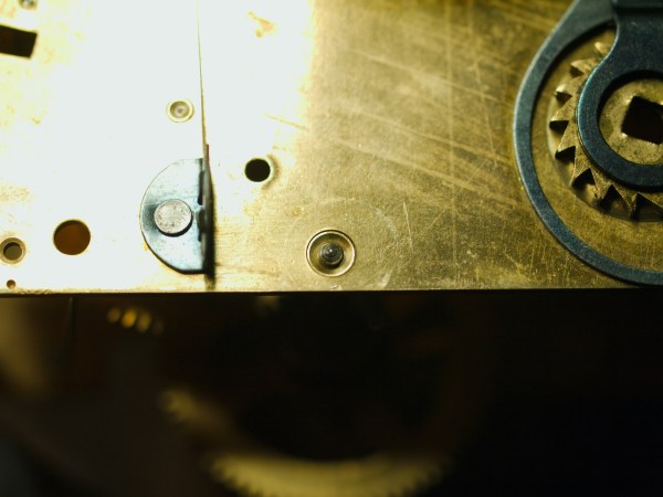 Junghans front plate count wheel bushing