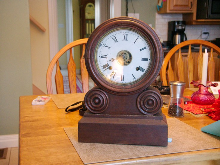 Ingraham Grecian shelf clock